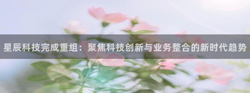 星辰科技完成重组：聚焦科技创新与业务整合的新时代趋势
