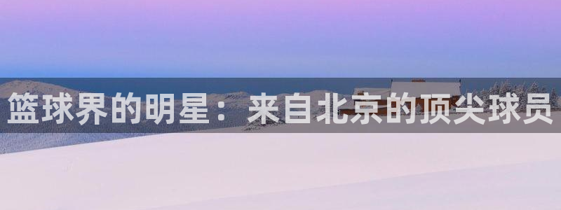篮球界的明星：来自北京的顶尖球员